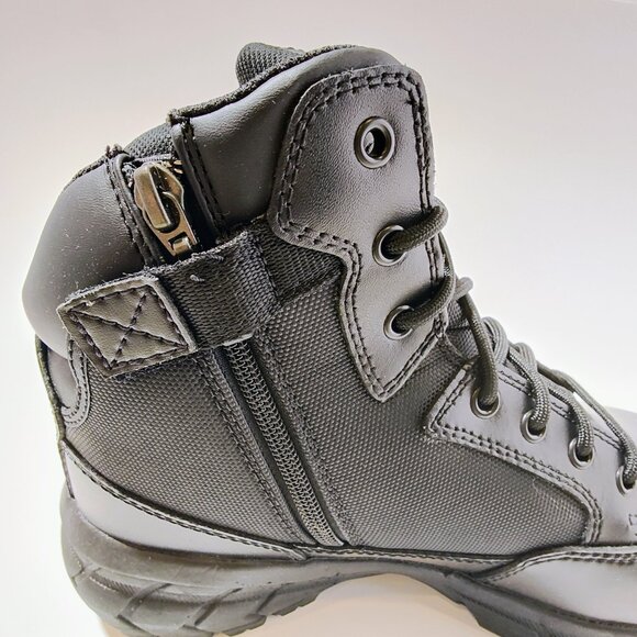 Interceptor Men's 8.5 Guard Zippered Soft Toe Tactical Black Boots NWT - Picture 4 of 16